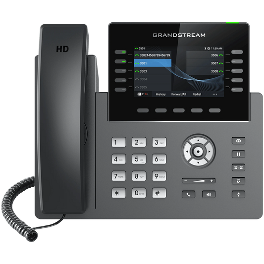 Grandstream Carrier-Grade 10 Line PoE and WiFi IP Phone - GRANDSTREAM-GRP2615 New - GRANDSTREAM-GRP2615 - Reef Telecom