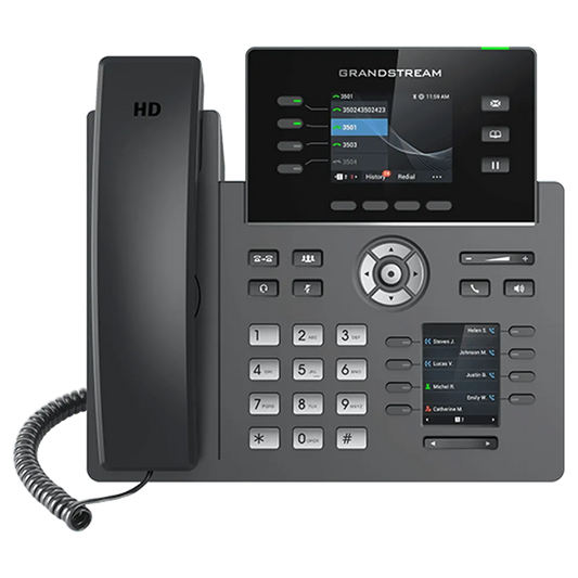 Grandstream Carrier-Grade 4 Line PoE and WiFi IP Phone - GRANDSTREAM-GRP2614 New - GRANDSTREAM-GRP2614 - Reef Telecom