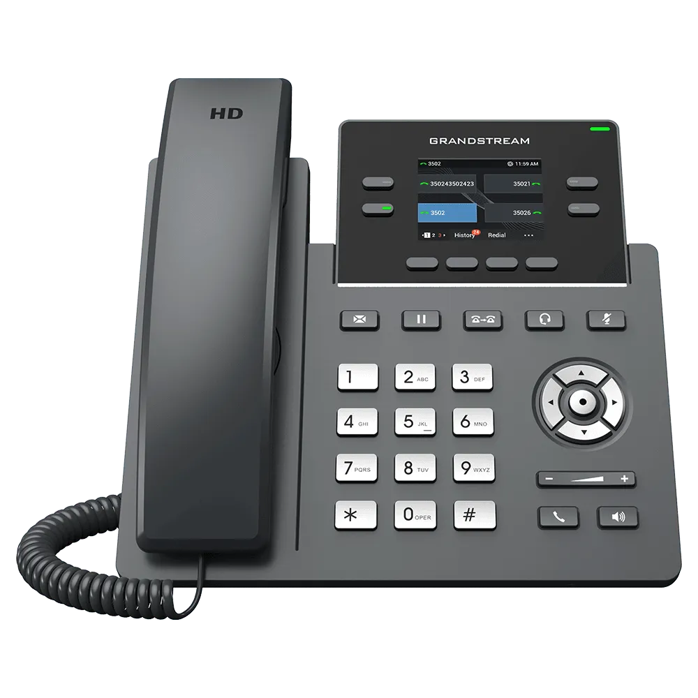 Grandstream Carrier-Grade 4 Line WiFi IP Phone - GRANDSTREAM-GRP2612W New - GRANDSTREAM-GRP2612W - Reef Telecom