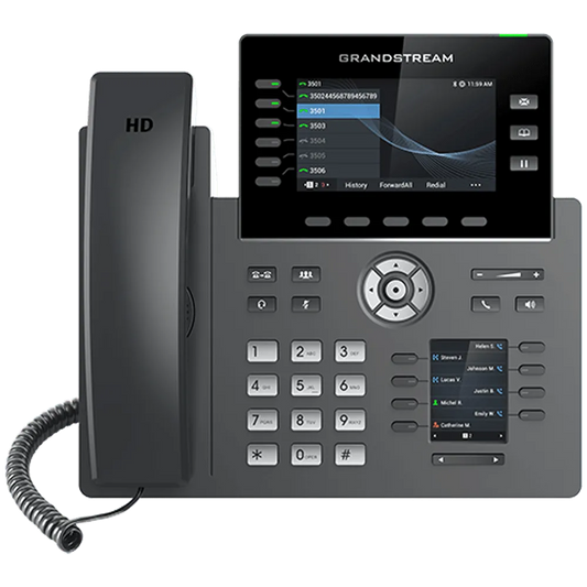 Grandstream Carrier-Grade 6 Line PoE and WiFi IP Phone - GRANDSTREAM-GRP2616 New - GRANDSTREAM-GRP2616 - Reef Telecom