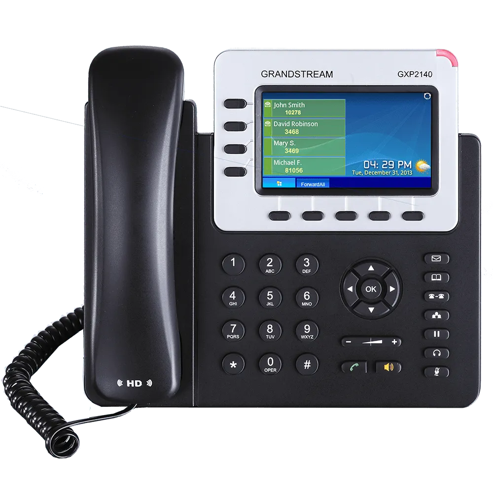Grandstream Enterprise 4 Line PoE IP Phone - GRANDSTREAM-GXP2140 New - GRANDSTREAM-GXP2140 - Reef Telecom