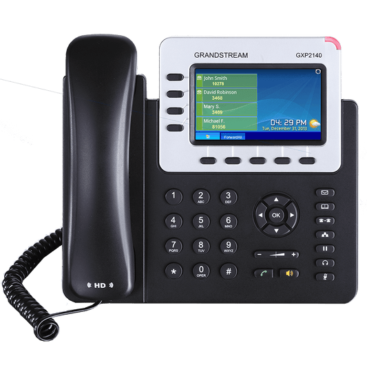 Grandstream Enterprise 4 Line PoE IP Phone - GRANDSTREAM-GXP2140 New - GRANDSTREAM-GXP2140 - Reef Telecom