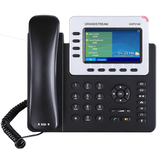 Grandstream Enterprise 4 Line PoE IP Phone - GRANDSTREAM-GXP2140 New - GRANDSTREAM-GXP2140 - Reef Telecom