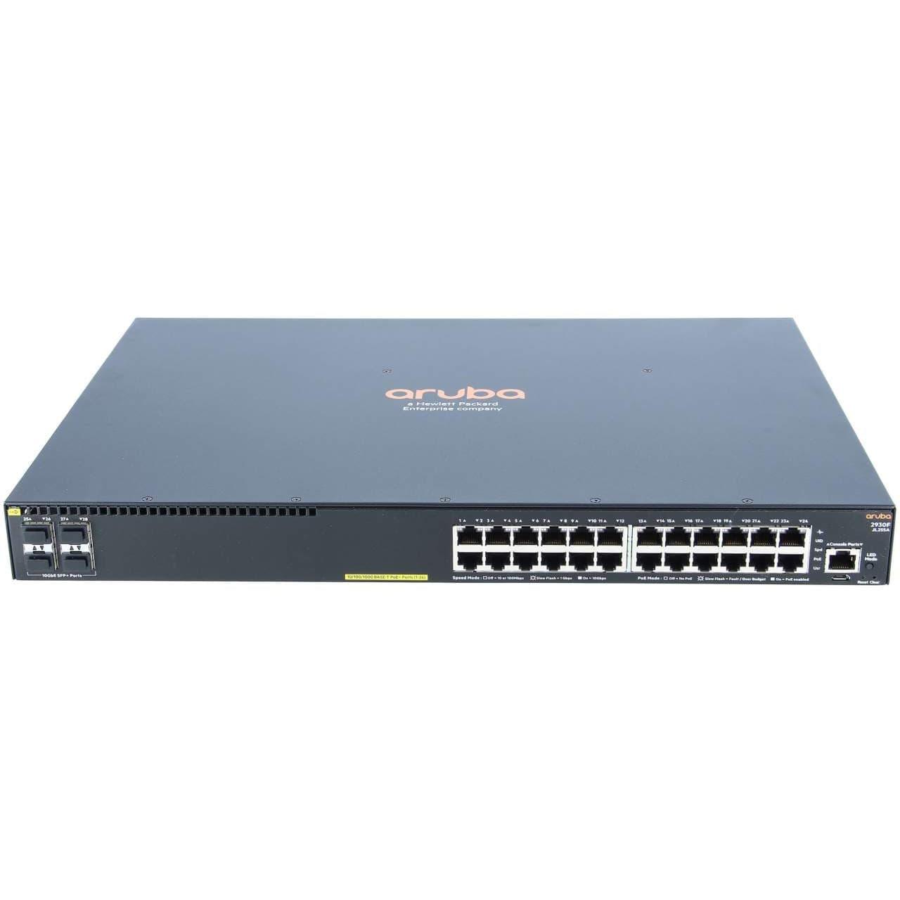 HP Aruba 2930F 24G 4 SFP+ Switch - JL253A New - JL253A - Reef Telecom