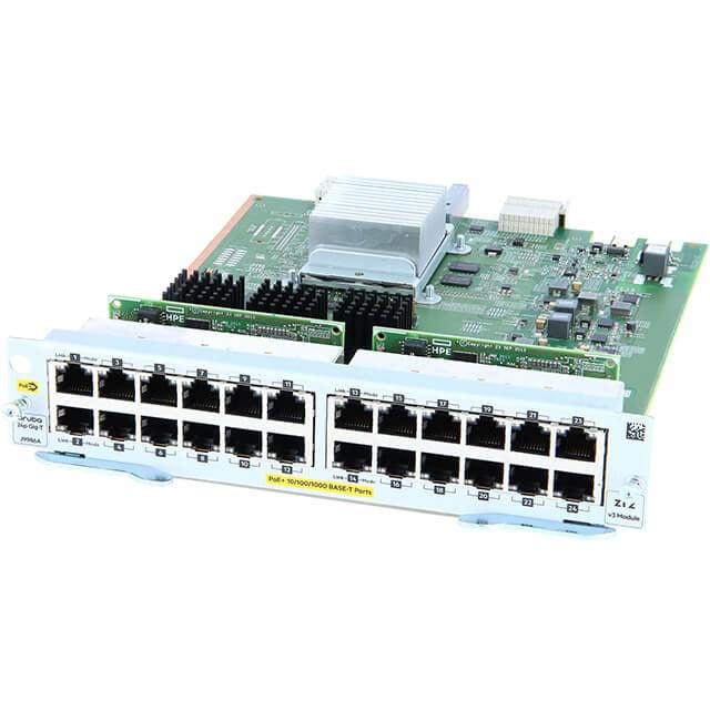 HP Aruba J9986A 24-Port 10/100/1000Bt PoE+ V3 Zl2 Expansion Module - J9986A New - J9986A - Reef Telecom