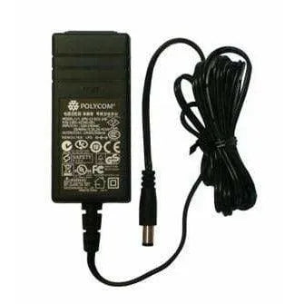 Polycom 48V power supply adapter with cable for VVX IP phone, black, model 2200-46170-001