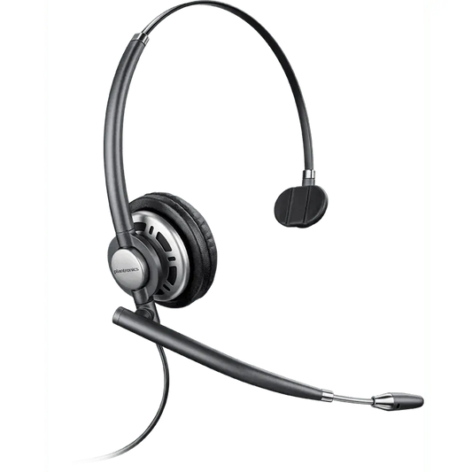 POLY/PLANTRONICS EncorePro 700 Series Office Wired Mono Headset (78712-101) - PLAN-ENCOREPRO-HW710 - Refurbished - PLAN-ENCOREPRO-HW710-R - Reef Telecom