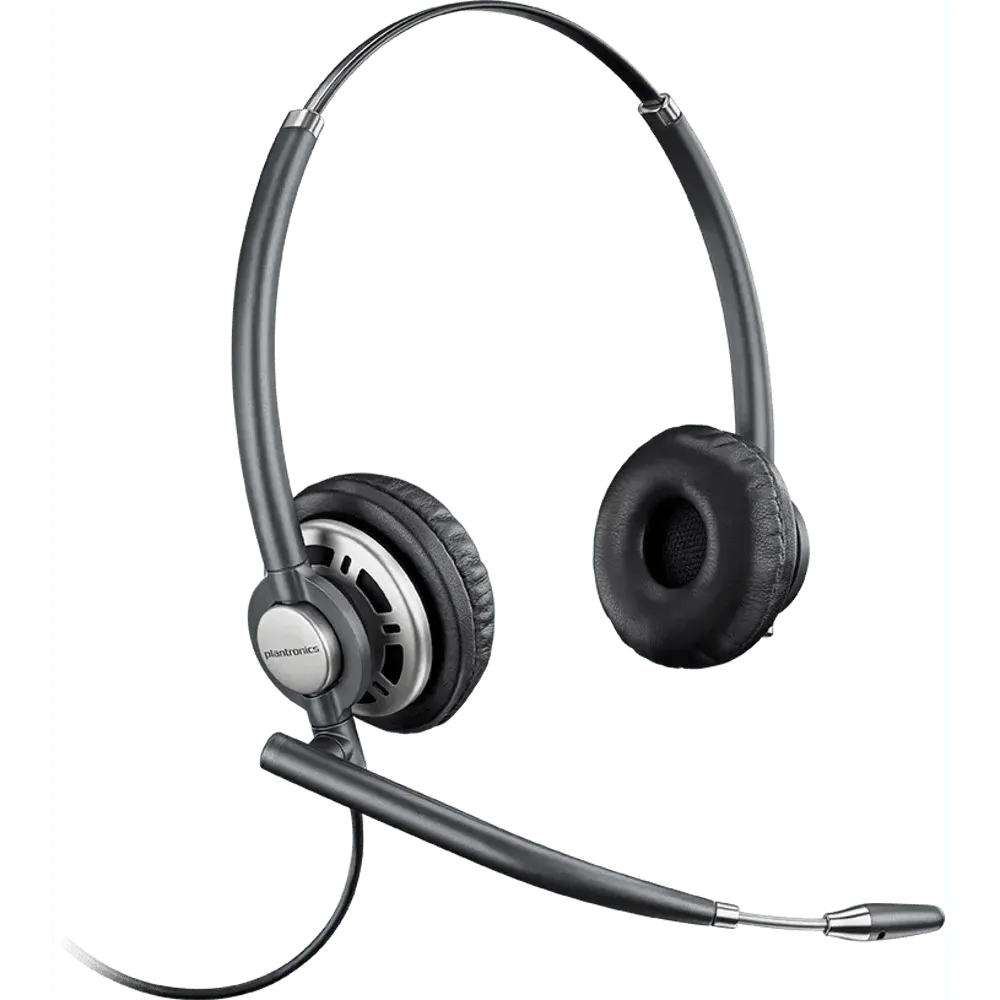 POLY/PLANTRONICS EncorePro 700 Series Office Wired Stereo Headset (78714-101) - PLAN-ENCOREPRO-HW720 - Refurbished - PLAN-ENCOREPRO-HW720-R - Reef Telecom