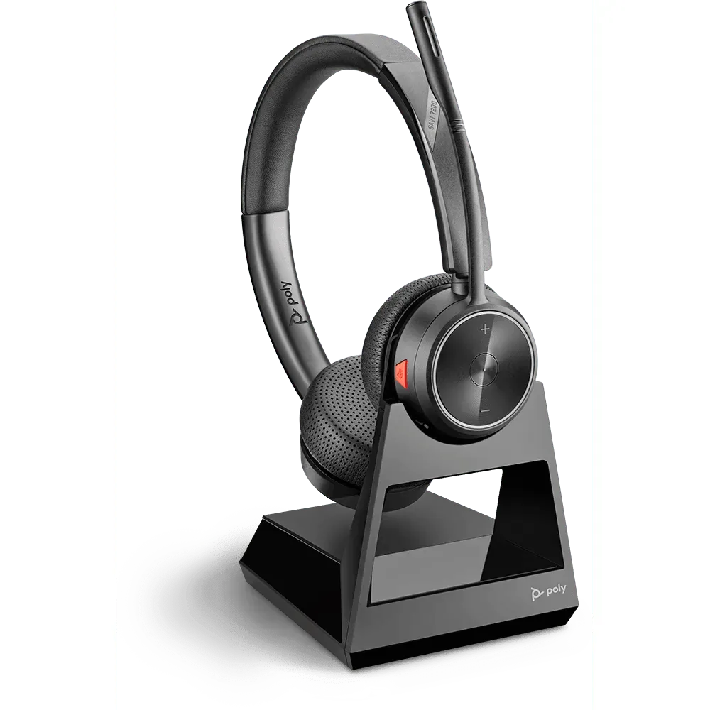 POLY/PLANTRONICS Savi 7220 Series Wireless Stereo Headset (213020-1) - PLAN-SAVI-7220 - Refurbished - PLAN-SAVI-7220-R - Reef Telecom