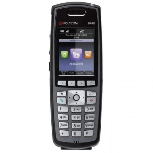 Spectralink / Polycom 8440 SIP Cordless Phone Black - 2200-37148-001 Refurbished - SPECTRALINK-8440-R - Reef Telecom