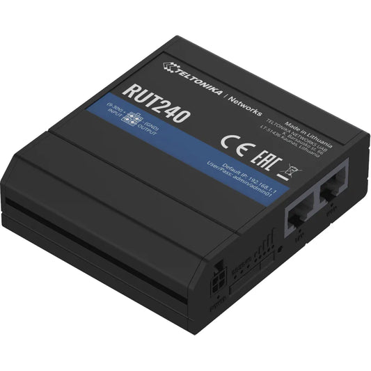 Teltonika RUT241 4G LTE Router for AT&T/Verizon/T-Mobile (RUT2410AU000) - TELTONIKA-RUT241 - New - TELTONIKA-RUT241 - Reef Telecom