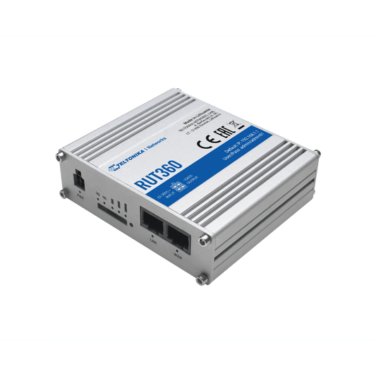 Teltonika RUT360 LTE CAT6 Industrial Cellular Router for AT&T/Verizon/T-Mobile (RUT360100100) - TELTONIKA-RUT360 - New - TELTONIKA-RUT360 - Reef Telecom