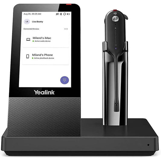Yealink WH67 Convertible DECT Wireless Headset (UC/Teams) - Yealink-WH67 New - YEALINK-WH67-TEAMS - Reef Telecom